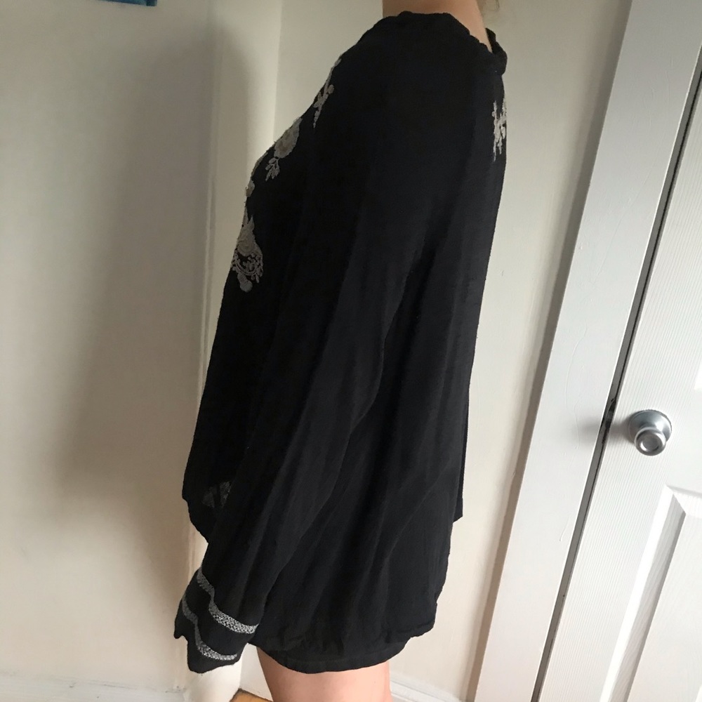 Free people long sleeve embroidered top - Picture 5 of 6